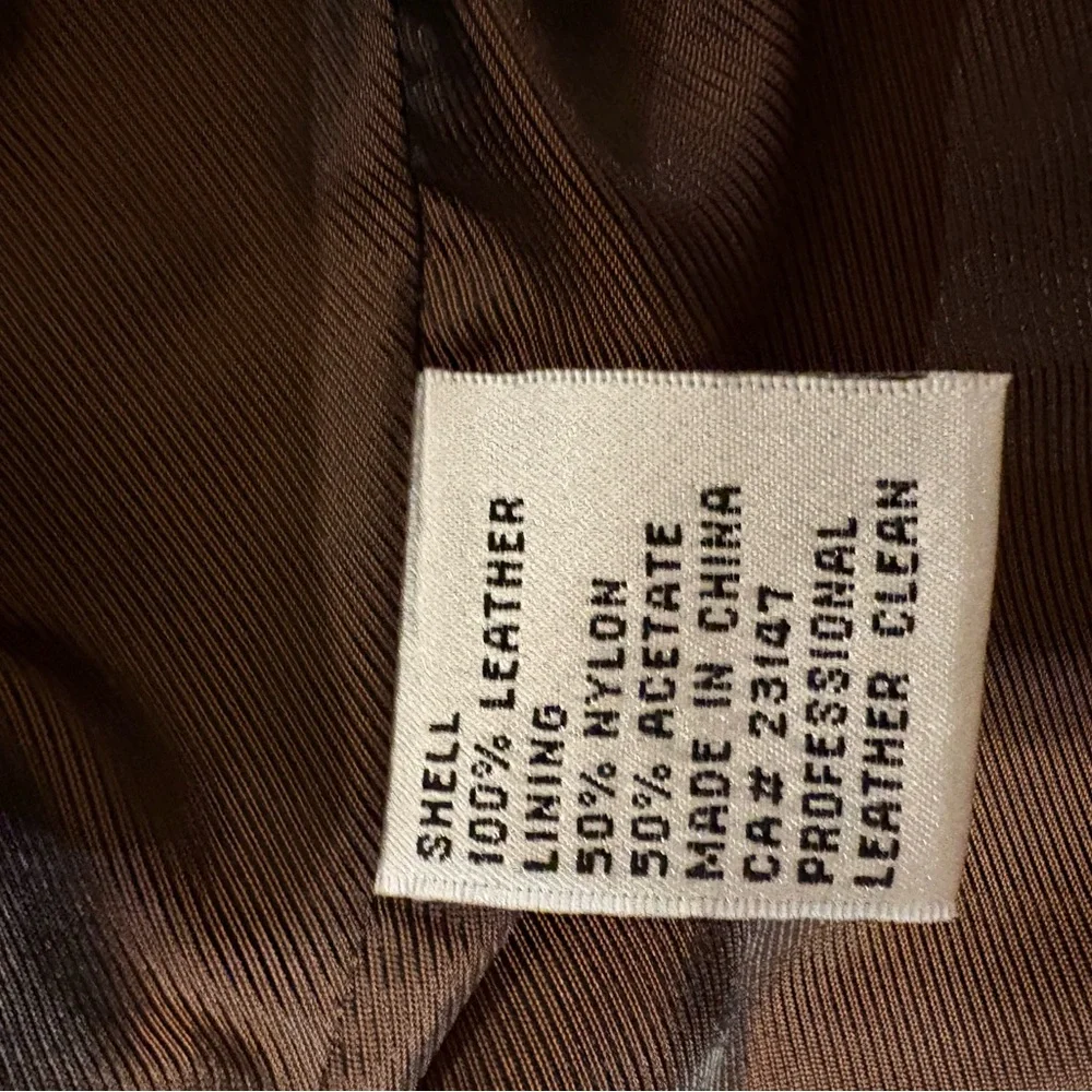 Talbots leather jacket size medium - Picture 10 of 10